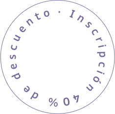 Inscripción 40% de descuento